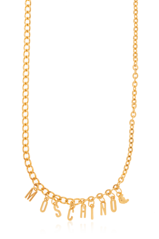 Necklace with logo od Moschino
