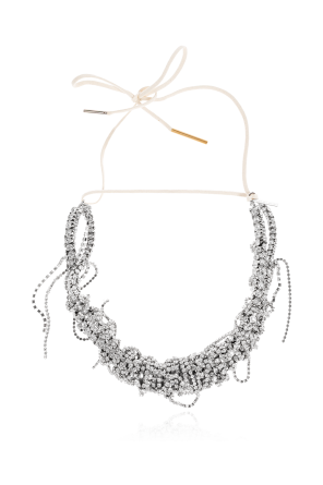 Necklace with crystals