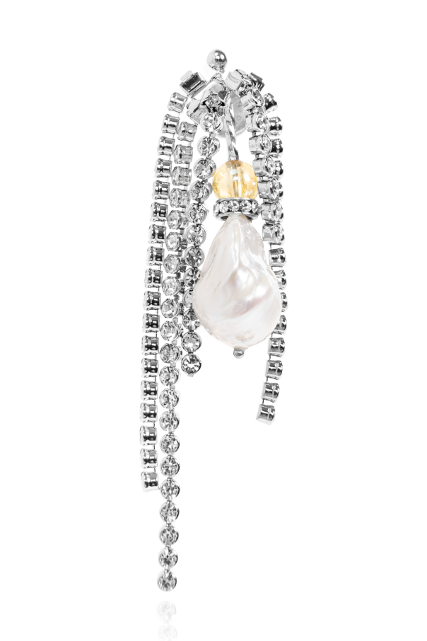 Dries Van Noten Earrings with shimmering crystals