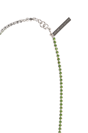 Dries Van Noten Necklace with a shell and shimmering crystals