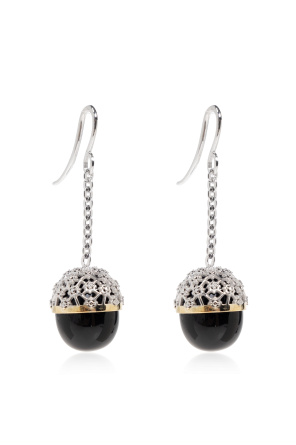 Pendientes largos con cristales