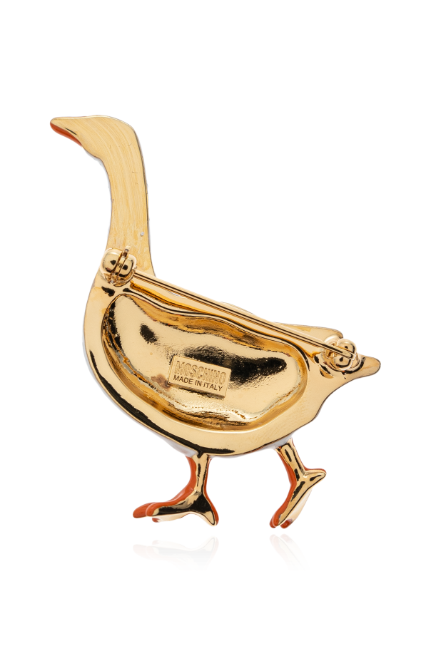 Moschino Broche con motivo de ganso