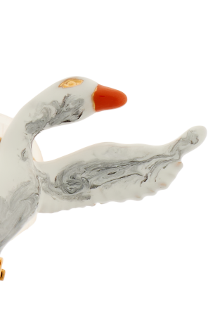 Moschino Goose motif clip-on earrings