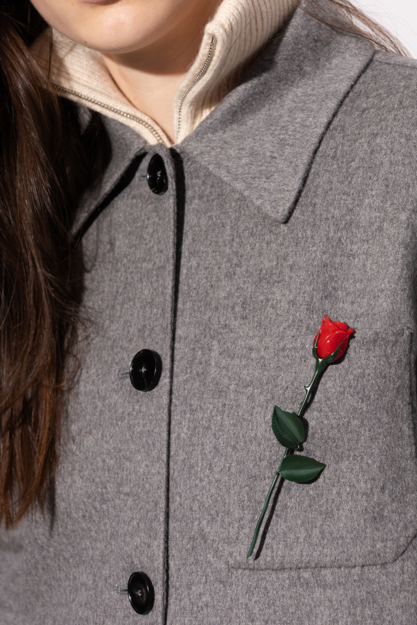 Moschino Brooch with floral motif