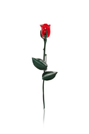 Brosche mit Blumenmotiv