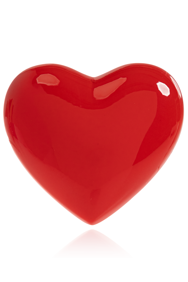 Moschino Heart-shaped clip-on earrings