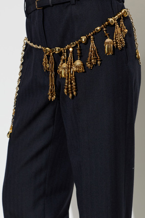 Dries Van Noten Brass necklace with pendants