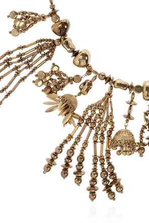 Dries Van Noten Brass necklace with pendants