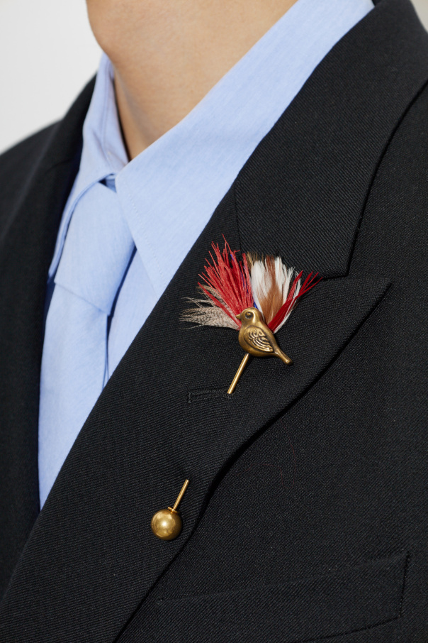 Dries Van Noten Bird motif pin