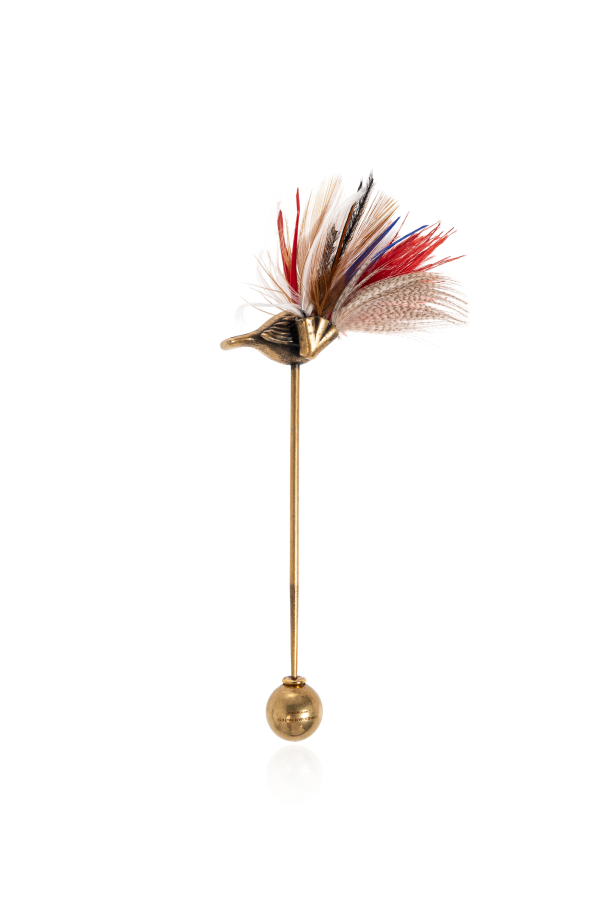Dries Van Noten Bird motif pin