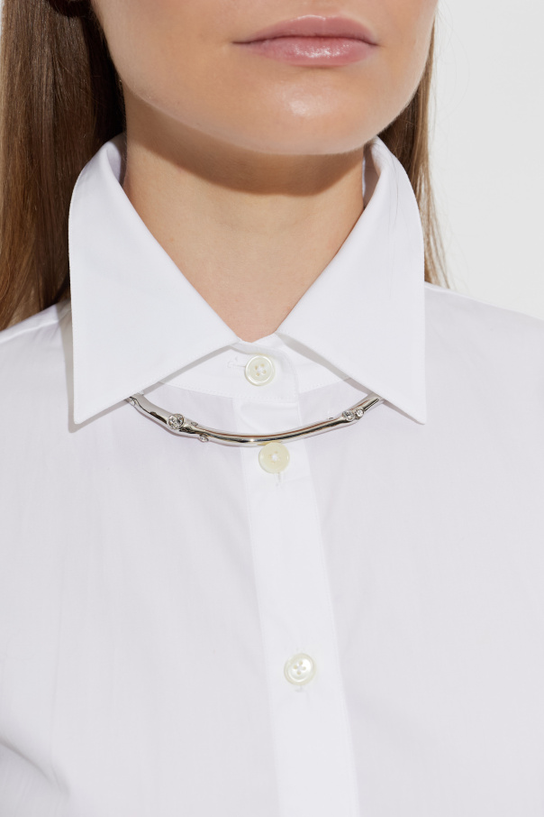 Dries Van Noten Colier cu cristale strălucitoare