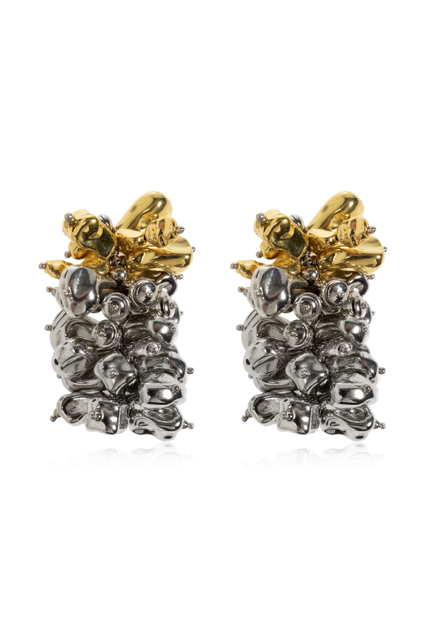 Brass earrings od Dries Van Noten