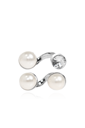 Two rings with a pearl od Dries Van Noten