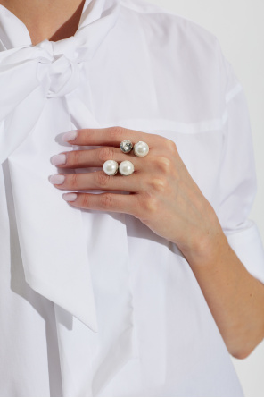 Two rings with a pearl od Dries Van Noten