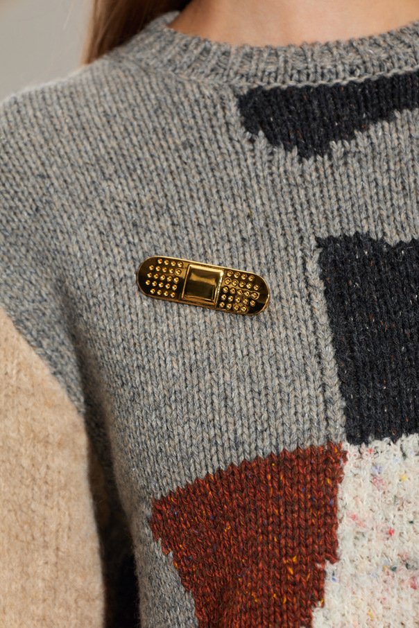Moschino Pin de latón