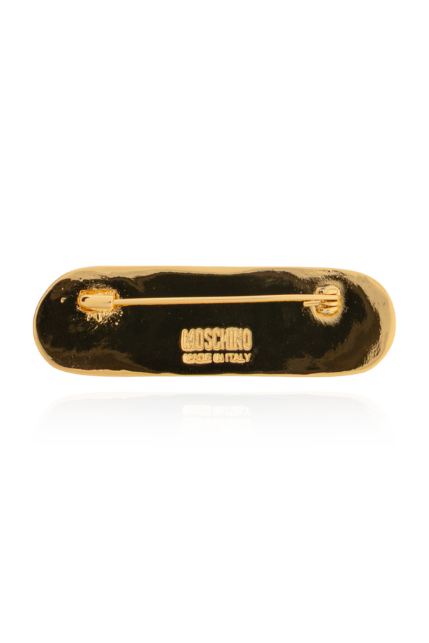 Moschino Pin de latón