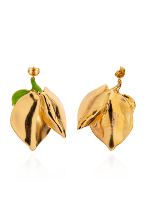 Moschino Brass earrings