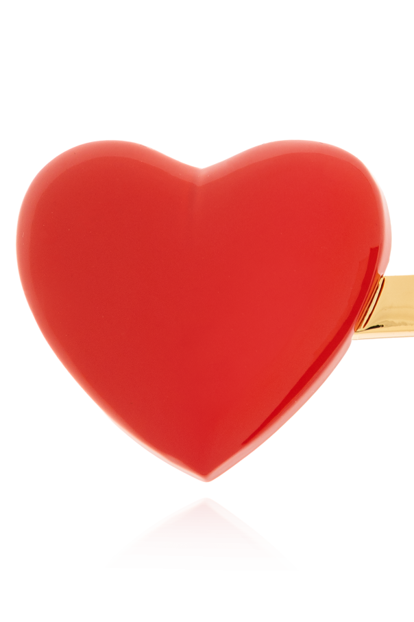 Moschino Hair clip with heart motif