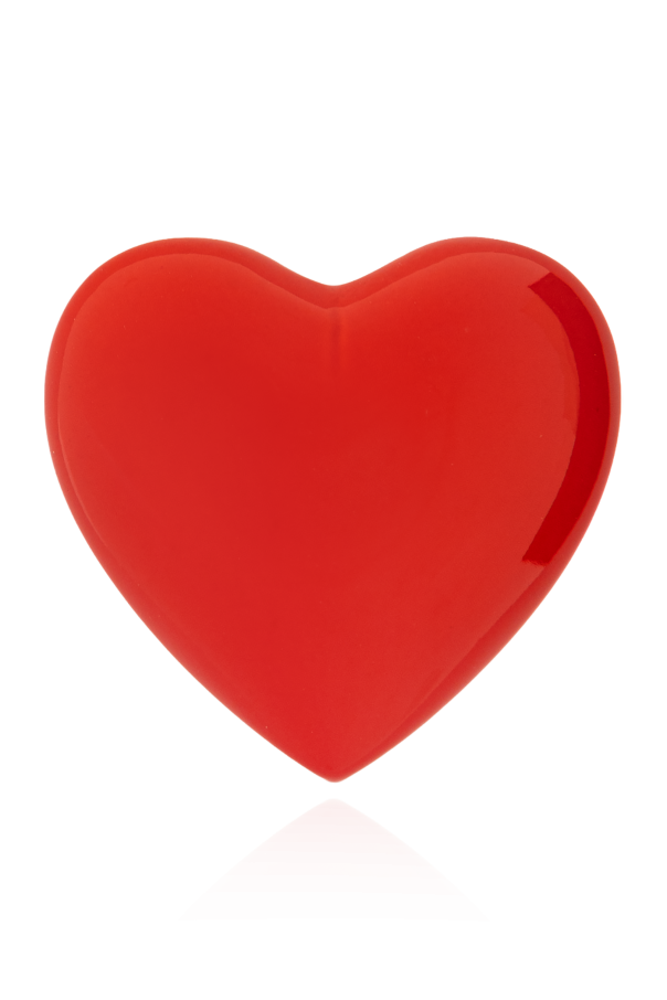 Moschino Heart motif clip-on earrings