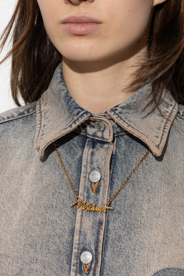 Moschino Logo necklace