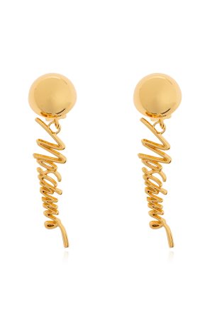 Logo clip-on earrings
