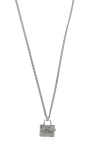 Marc Jacobs SILVER Brass necklace