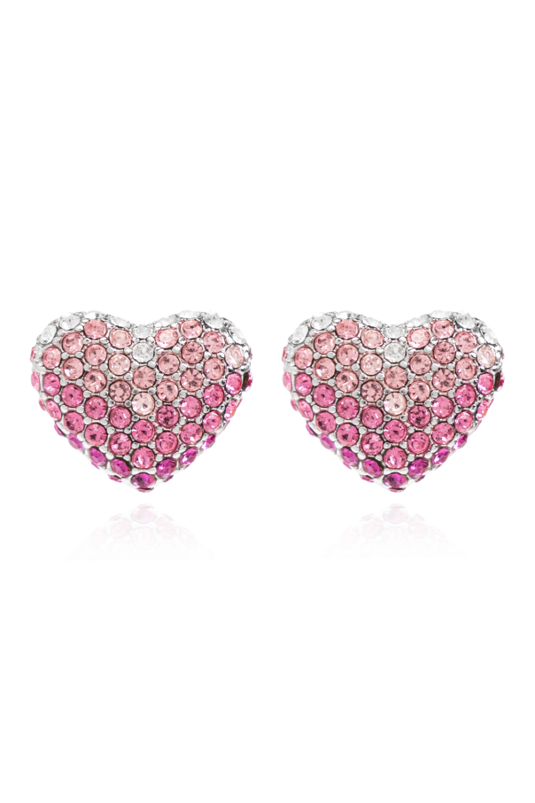 Heart-shaped earrings od Marc Jacobs