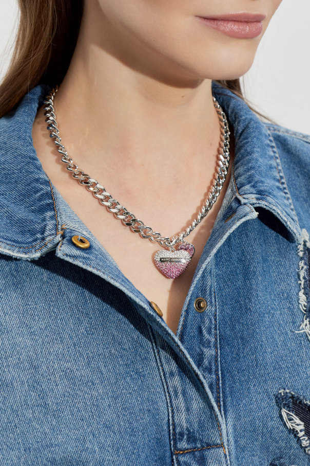 Marc Jacobs Naszyjnik z zawieszką w kształcie serca