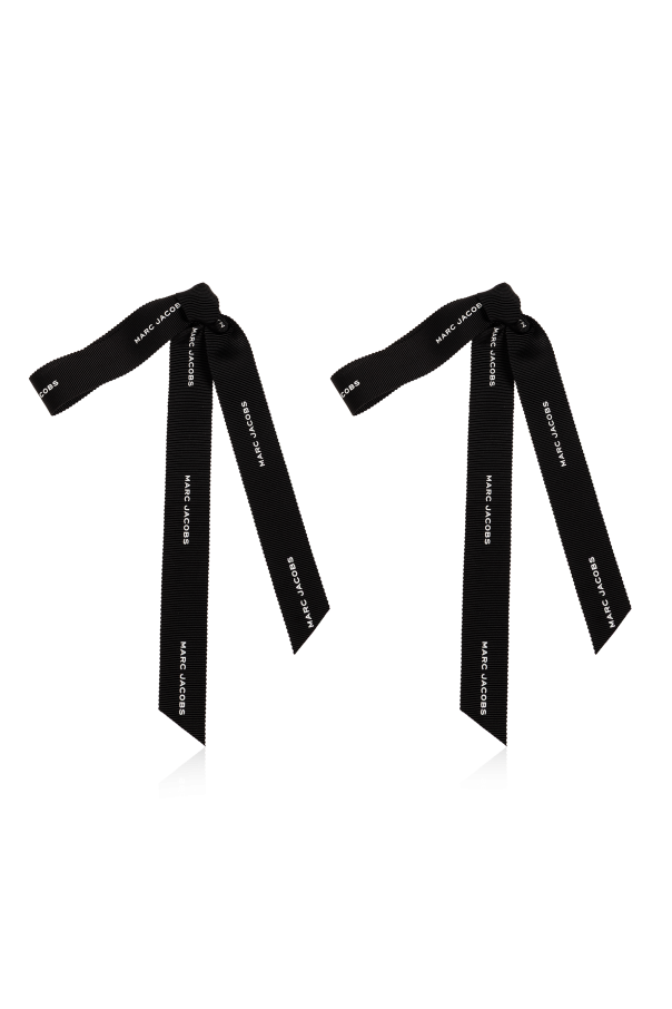 Long earrings with logo od Marc Jacobs