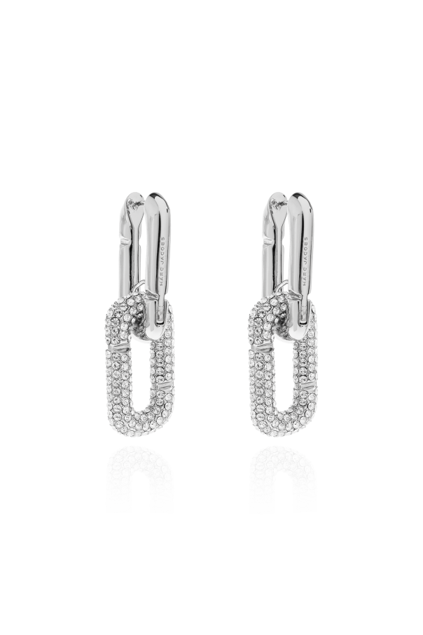 Marc Jacobs Earrings with shimmering crystals