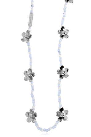 Necklace with a floral motif
