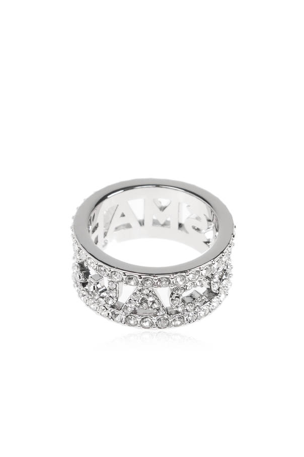 Marc Jacobs Pierścień z logo