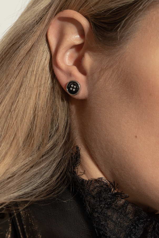 Marc Jacobs Button-shaped earrings