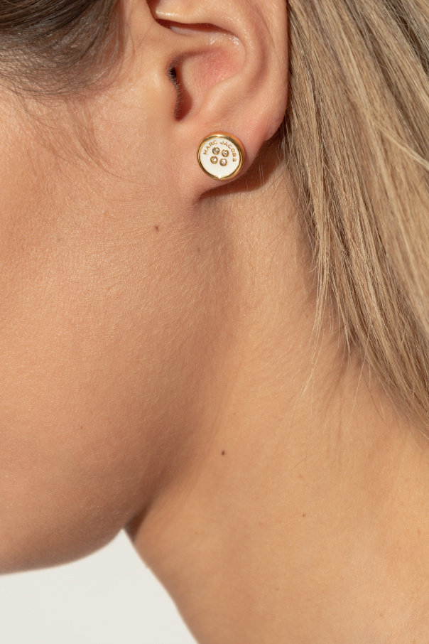 Marc Jacobs Button-shaped earrings