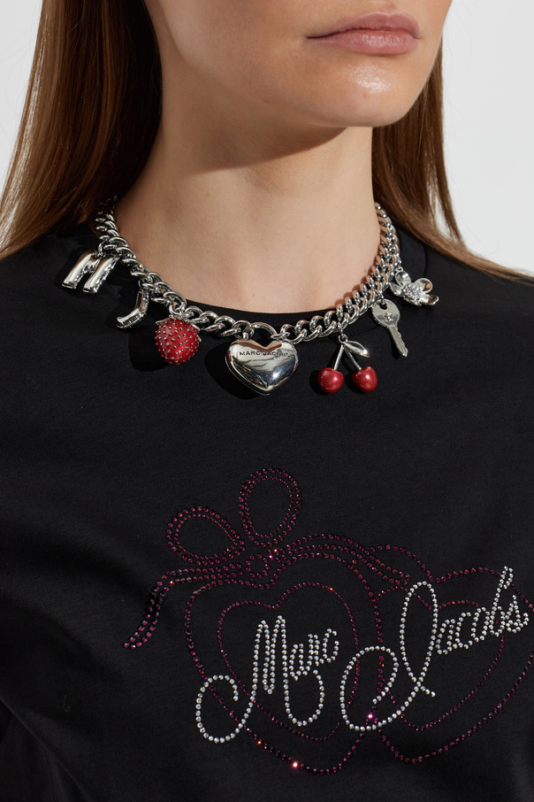 Marc Jacobs Brass necklace with pendants