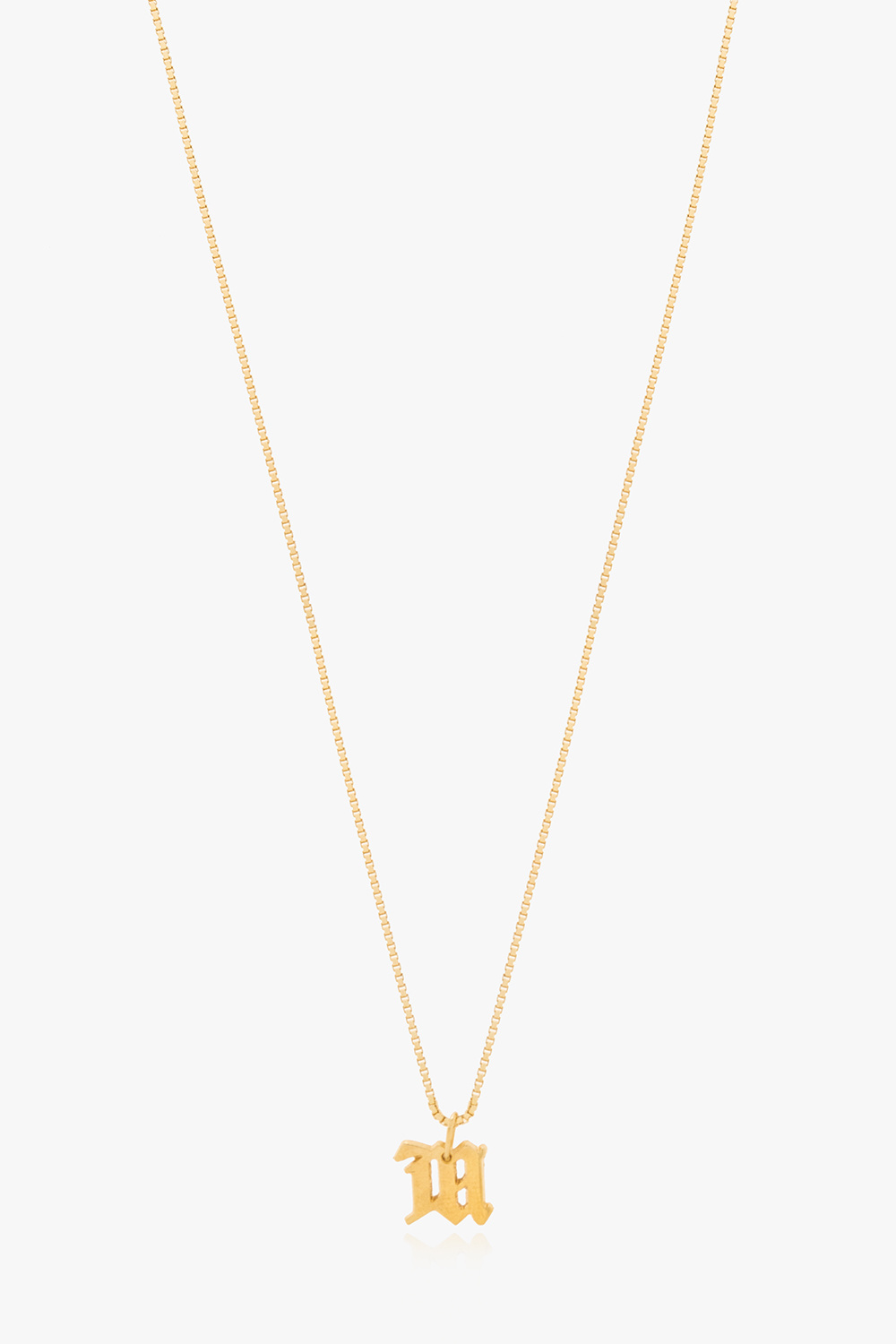 MISBHV Gold necklace with monogram