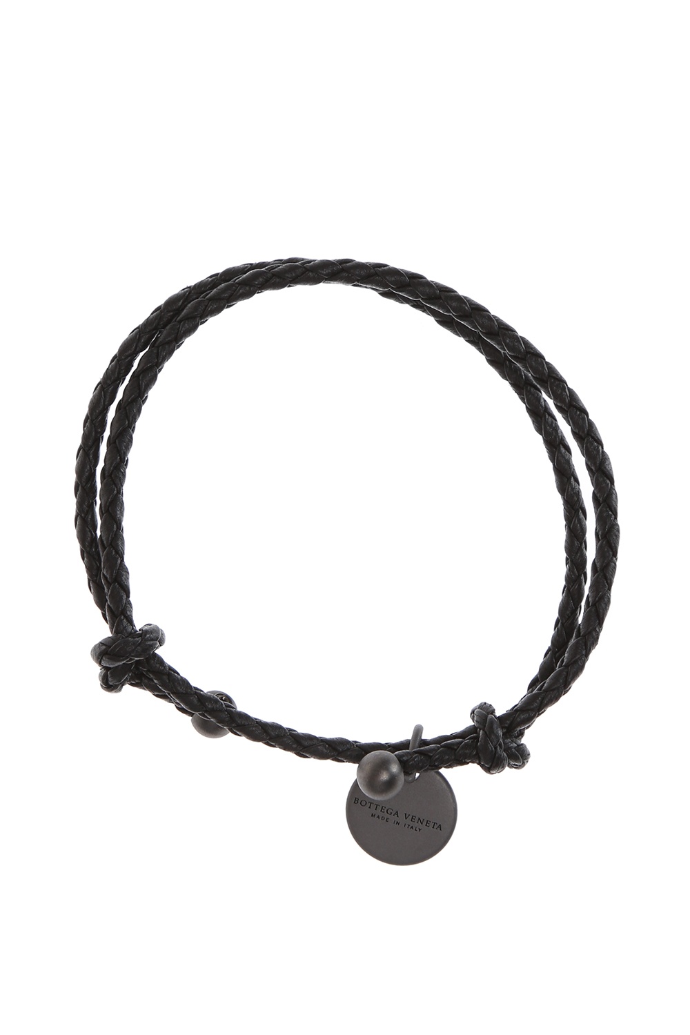 Black Leather bracelet Bottega Veneta - Vitkac HK