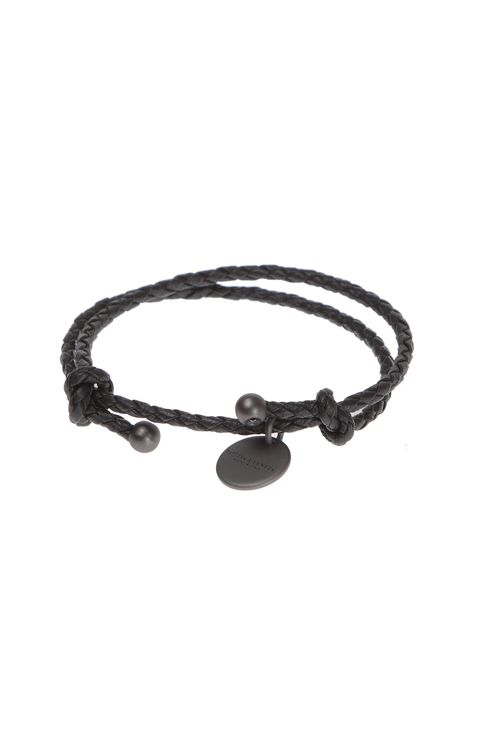 Black Leather bracelet Bottega Veneta - Vitkac HK