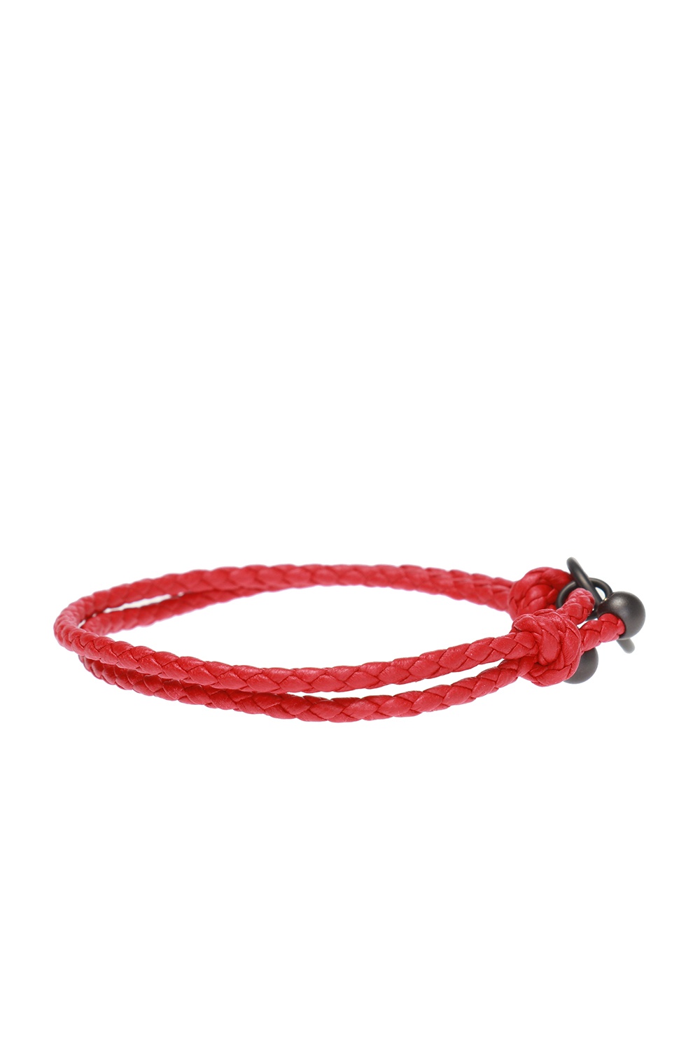Bottega Veneta // Red Intrecciato Nappa Knot Bracelet – VSP Consignment