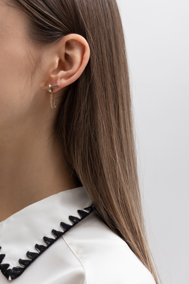 AllSaints Earrings with logo