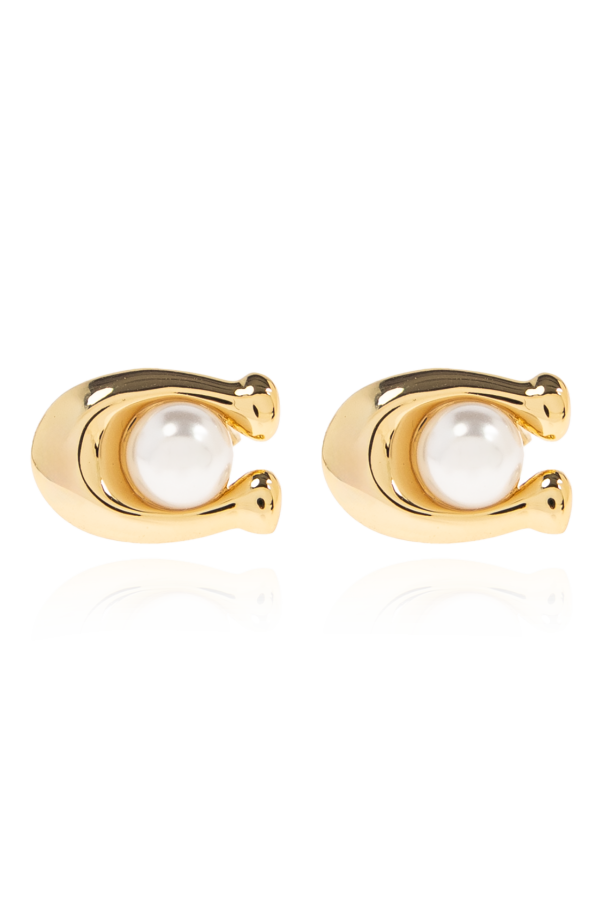 Logo earrings od Coach