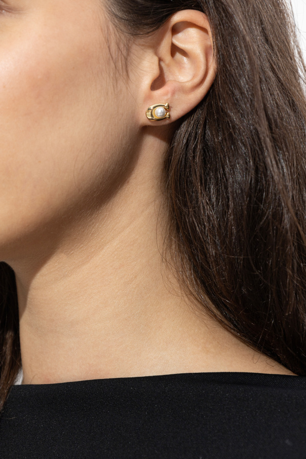 Coach Ohrringe mit Logo