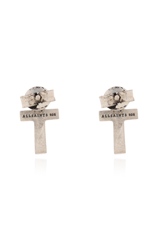 AllSaints Cross-shaped earrings