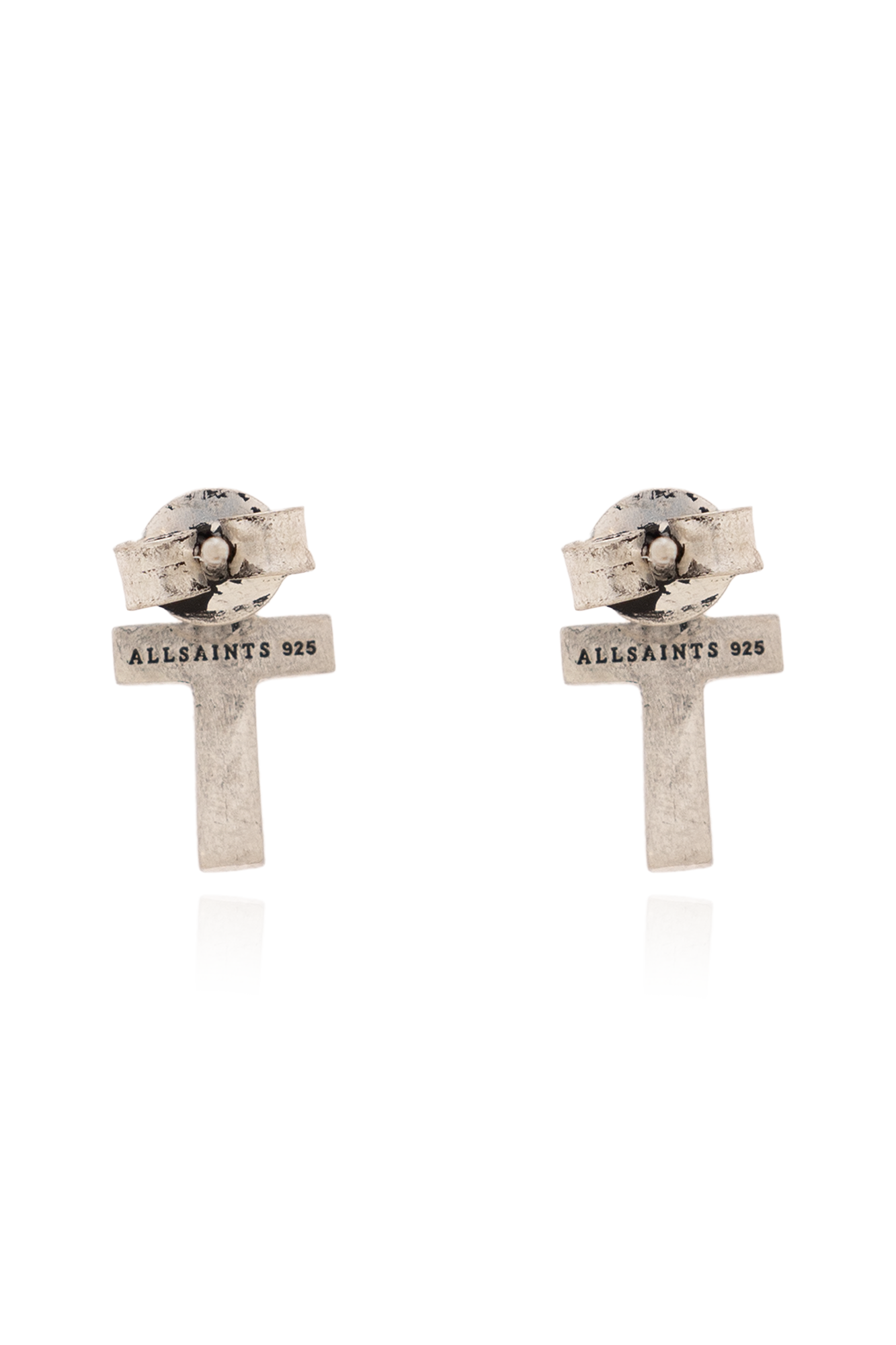 AllSaints Cross-shaped earrings