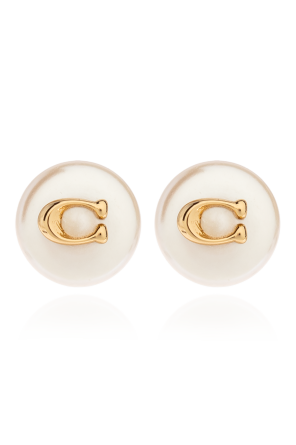 Earrings with pearl od Coach