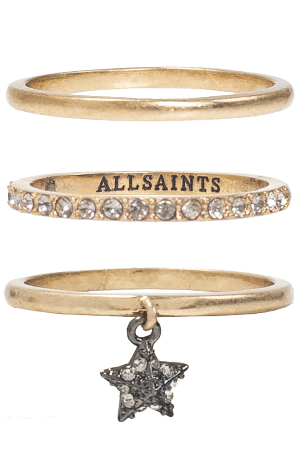 AllSaints ‘Cosma’ set of rings