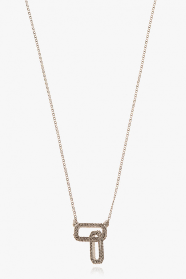 ‘Dara’ brass necklace od AllSaints