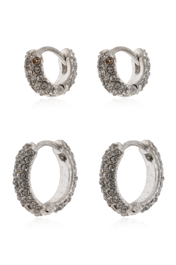 Set of brass earrings od AllSaints