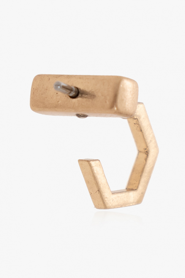 AllSaints ‘Moire’ set of brass earrings