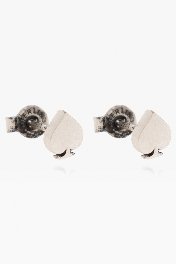 AllSaints ‘Spade’ silver earrings